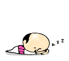 Baldness father Amagasira hikari sticker #11166698