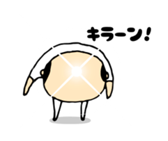 Baldness father Amagasira hikari sticker #11166701