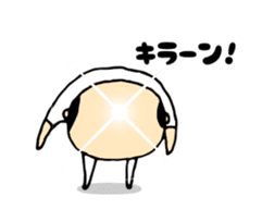 Baldness father Amagasira hikari sticker #11166701