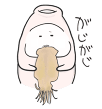 Japanese sake Love!! "Tokkuri-san"4 sticker #11166758