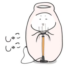 Japanese sake Love!! "Tokkuri-san"4 sticker #11166775