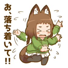 Poco fox girl mini sticker #11167155