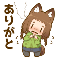 Poco fox girl mini sticker #11167157