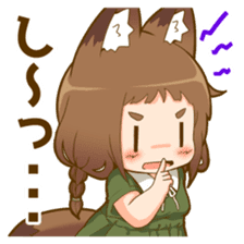 Poco fox girl mini sticker #11167162