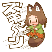 Poco fox girl mini sticker #11167167