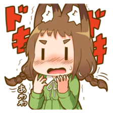 Poco fox girl mini sticker #11167171