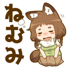 Poco fox girl mini sticker #11167182