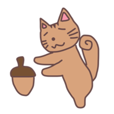 Squirrel chubby sticker #11168008