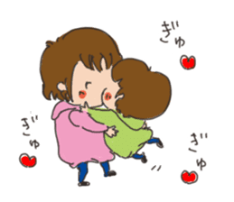 Daily life of a parent and child sticker #11168070