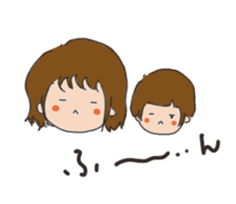 Daily life of a parent and child sticker #11168095