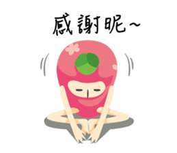 Yoga Time with Carrot & Dog sticker #11168109