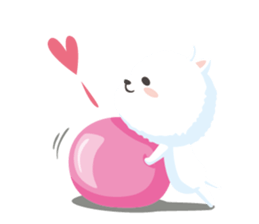 Yoga Time with Carrot & Dog sticker #11168143