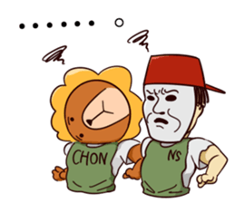 AhChon&Penguin friendship forever sticker #11168310