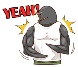 AhChon&Penguin friendship forever sticker #11168323