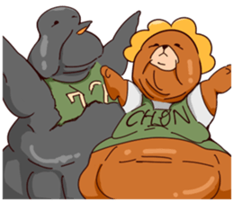 AhChon&Penguin friendship forever sticker #11168324