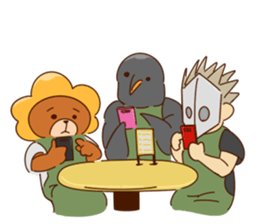 AhChon&Penguin friendship forever sticker #11168328