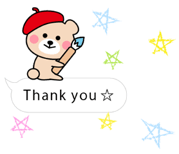 Cute KUMA chan 6 sticker #11169069