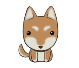 Feeling expression of a Shiba dog sticker #11169704