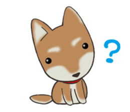 Feeling expression of a Shiba dog sticker #11169705