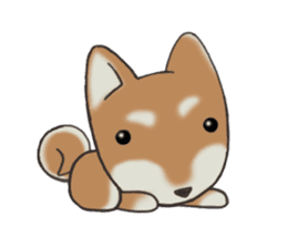 Feeling expression of a Shiba dog sticker #11169710