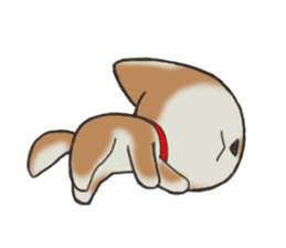 Feeling expression of a Shiba dog sticker #11169711