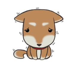 Feeling expression of a Shiba dog sticker #11169718