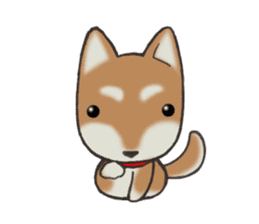 Feeling expression of a Shiba dog sticker #11169722