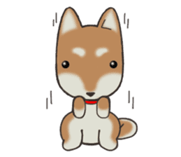 Feeling expression of a Shiba dog sticker #11169723
