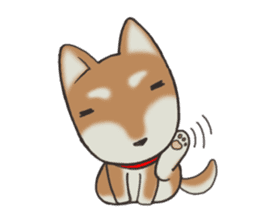 Feeling expression of a Shiba dog sticker #11169724
