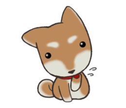 Feeling expression of a Shiba dog sticker #11169725