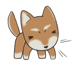 Feeling expression of a Shiba dog sticker #11169727