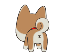 Feeling expression of a Shiba dog sticker #11169729
