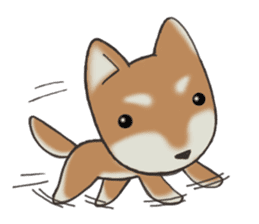 Feeling expression of a Shiba dog sticker #11169732
