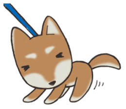 Feeling expression of a Shiba dog sticker #11169735
