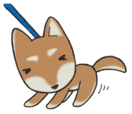 Feeling expression of a Shiba dog sticker #11169735