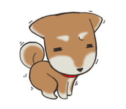 Feeling expression of a Shiba dog sticker #11169737