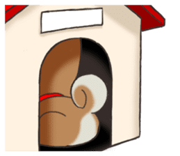 Feeling expression of a Shiba dog sticker #11169739