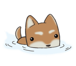 Feeling expression of a Shiba dog sticker #11169740