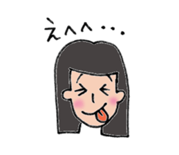 Komyu power low girl sticker #11170226