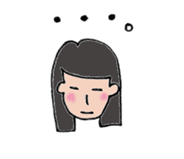 Komyu power low girl sticker #11170228