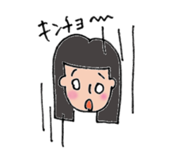 Komyu power low girl sticker #11170252