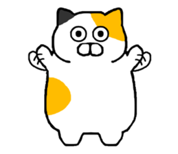 Spence is a chubby cat sticker #11170431