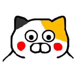 Spence is a chubby cat sticker #11170434