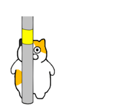 Spence is a chubby cat sticker #11170440