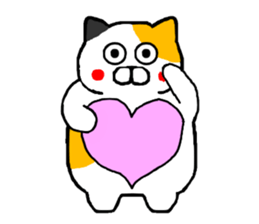 Spence is a chubby cat sticker #11170442