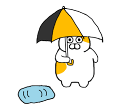 Spence is a chubby cat sticker #11170463