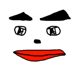 eight seven face sticker #11170518