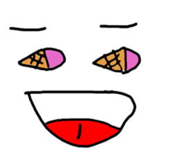 eight seven face sticker #11170527