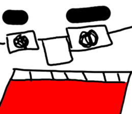 eight seven face sticker #11170534