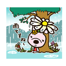 rabbit leisurely forest 2 sticker #11170666